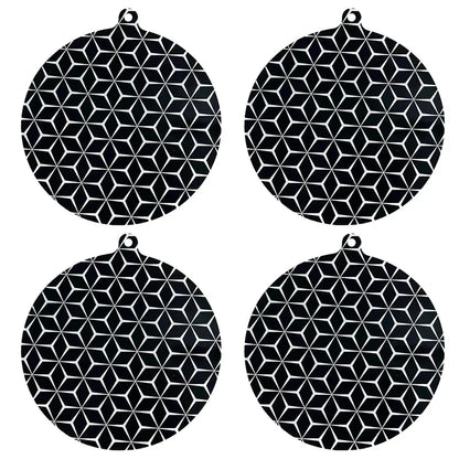 4 PCS/2PCS/1PCS induction hob protector mat induction cooker gasket round silicone induction hob protector mat 22cm