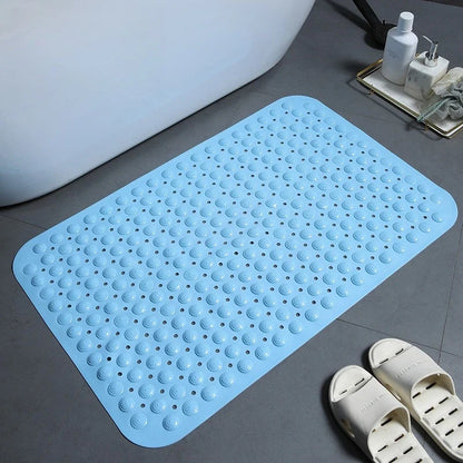 Non-Slip Shower Bathtub Mat with Suction Cups - Thickened Hydrophobic Bath Tub Pad, Massage Foot Mat for Household Bathroom