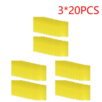 20-200PCS Fly Stickers Outdoor Plant Insect Catcher Fly Trap Double Sided Sticky Traps for Bugs Mosquito Trap Sticky Board