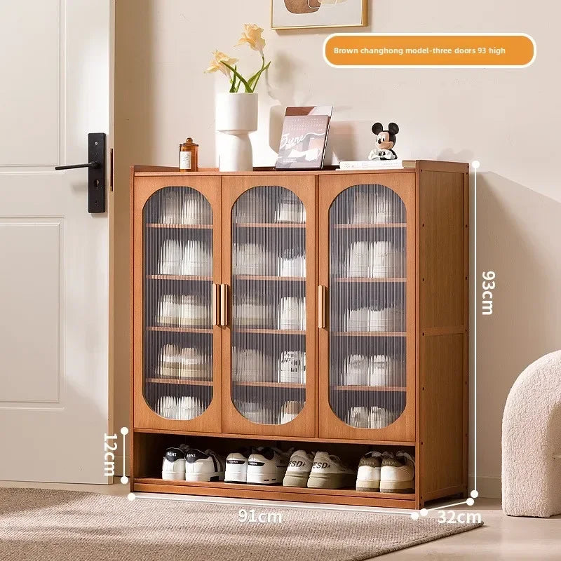 New shoe cabinet household multi-layer storage shoes dust-proof door porch floor large-capacity porch rack shoe rack