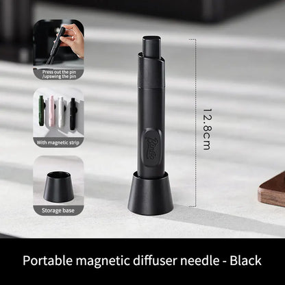 Bincoo Portable Magnetic WDT Tool, Mini Stainless Steel Telescopic Needle for Professional Coffee Grounds Preparation Anywhere