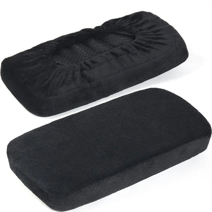 1 pair of ergonomic memory foam office chair armrests, comfortable game chair armrests for elbow and forearm decompression