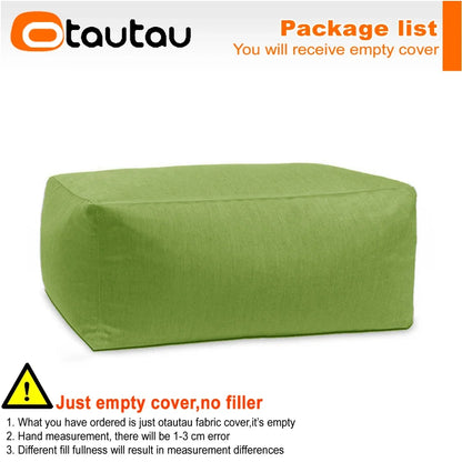 OTAUTAU Outdoor Oxford Bean Bag Cover Swim Pool Float Lounger Beach Club Pouf SF505【No Filler!You Need To Fill It By Yourself!】