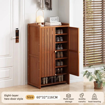 Shoe cabinet for home use, doorstep storage cabinet, wall facing hallway, indoor entrance, rental room, multi-layer shoe rack