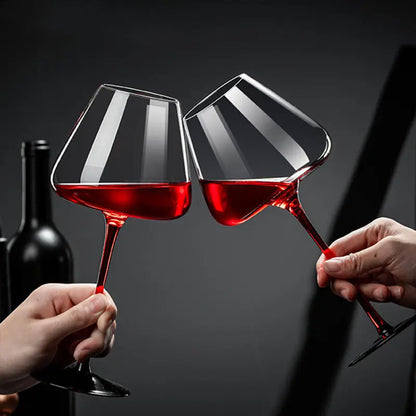 JUSTINLAU Collection Goblet Wine Glass Handmade Crystal Home High Value Goblet High Grade Wine Glass Wedding Party Birthday Gift