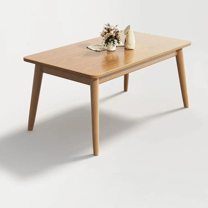 Solid wood dining table modern home rectangular dining table Japanese style dining table small apartment simple