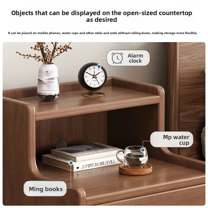 Household Goods Bedside Table Household Small Bedroom Storage Narrow Cabinet Bedside Cabinet