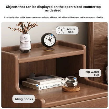 Household Goods Bedside Table Household Small Bedroom Storage Narrow Cabinet Bedside Cabinet