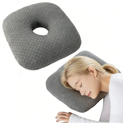 Soft Skin-Friendly Side-Sleeping Pillow,Multi-Purpose Ear Hole Pillow,Ssed to Relieve Ear Pressure and Earache for Side Sleepers