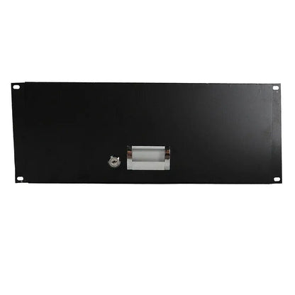 4U Professional Rack Case 19" Steel Plate DJ Drawer Equipment Cabinet with Key