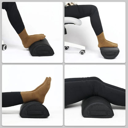 Semi-cylindrical pillow, office footrest, foot massage, leg clamp pillow, ergonomic foot stool