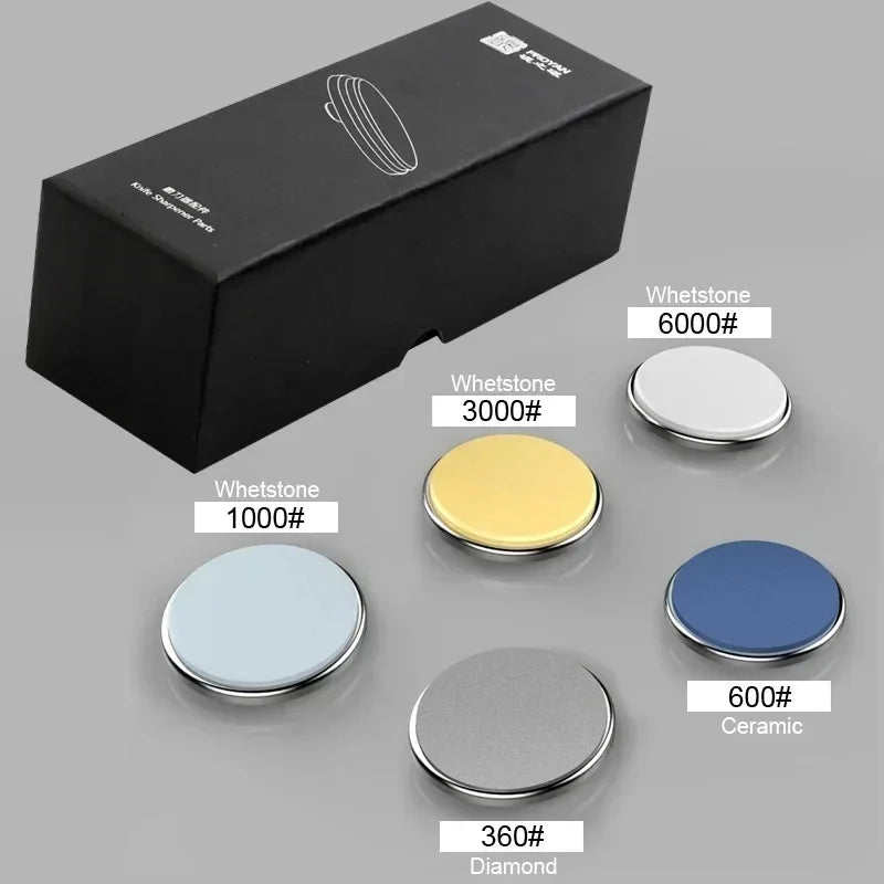 PROYAN - Rolling Knife Sharpener, Professional Sharpening Stones, Diamond, Ceramic and Wet Stones, DIY Sharpening System,