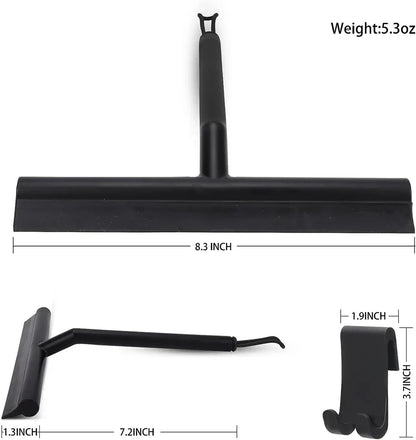 Shower Squeegee Glass Wiper Scraper Shower Squeegee Cleaner With Silicone Holder Bathroom Mirror Scraper Glass Cleaning