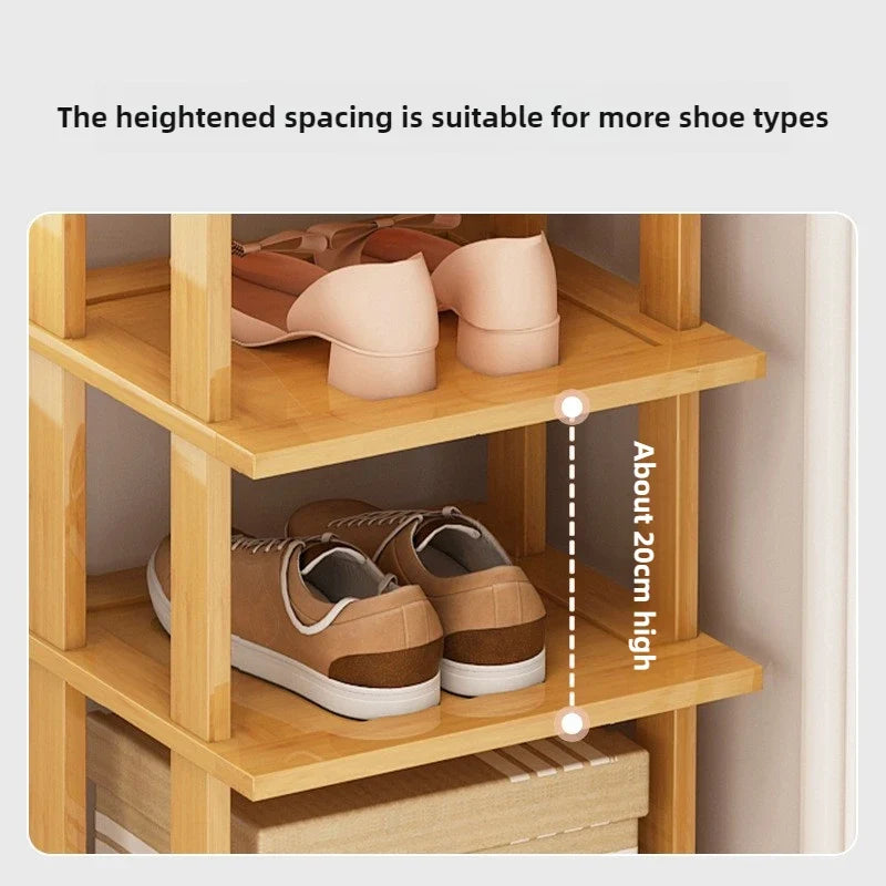 Home economy door multi-layer shoe storage artifact saves space, rental house shoe cabinet, shoe rack