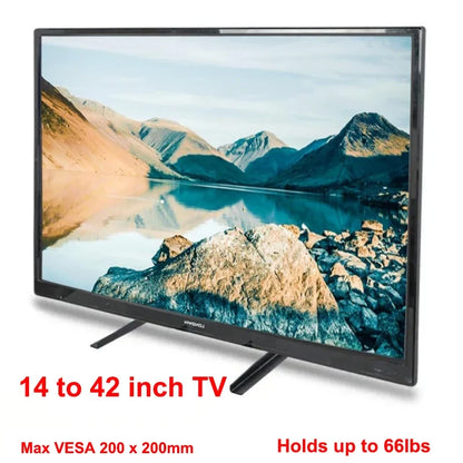 Universal TV Stand Legs TV Feet for LCD /LED/OLED/Plasma TVs Table Top TV Stand Pedestal Riser for Flat&Curve Screen Halloween
