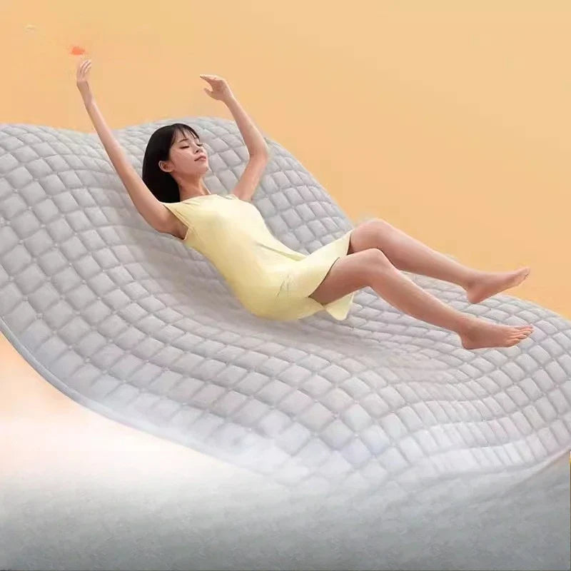 Electric Water Circulation Heated Blanket Mattress Pad Dual Queen King Remote Thermostat Energy Saving Auto Shutoff Washable