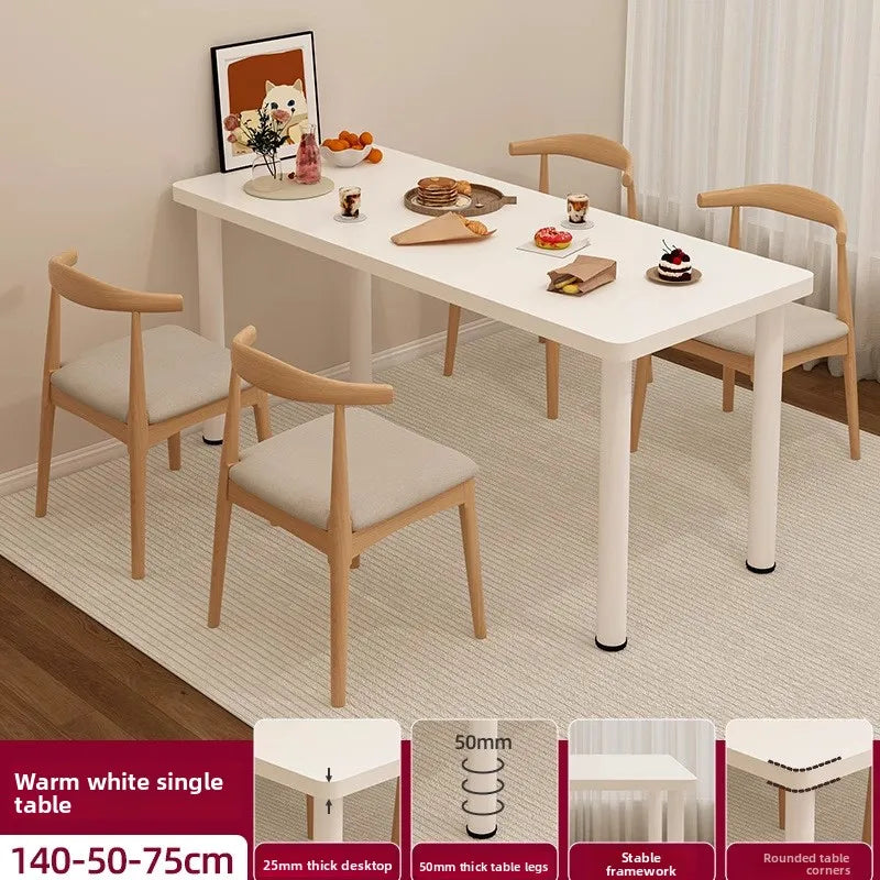 Dining table Household small apartment Outdoor portable stall Eating square table