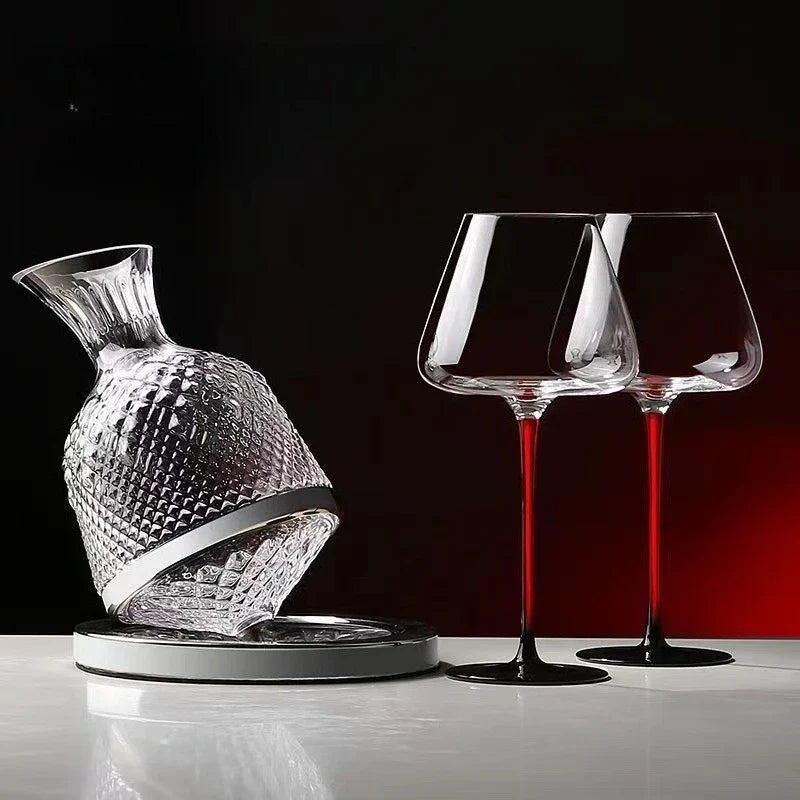 JUSTINLAU Collection Goblet Wine Glass Handmade Crystal Home High Value Goblet High Grade Wine Glass Wedding Party Birthday Gift
