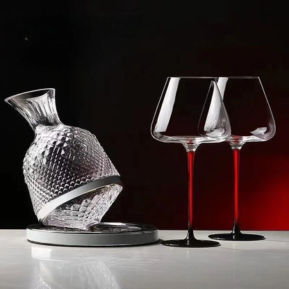 JUSTINLAU Collection Goblet Wine Glass Handmade Crystal Home High Value Goblet High Grade Wine Glass Wedding Party Birthday Gift
