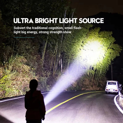 Super Bright Mini 3LED Flashlight With Pen Clip And Tail Magnet,Builtin Battery USB Charge Outdoor Portable Torch Emergency Lamp