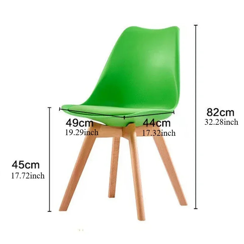 Modern Dining Chair Home Chair Minimalist Nordic Backrest Chair Dinning Table Chair Accent Chair Lounge Chair for Living Room