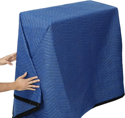 Heavy Duty Quilted Moving Blankets, 80’’x 72’’ Furniture Shipping Moving Pads, Padded Moving Blankets, Moving Supplies, 24 Pack