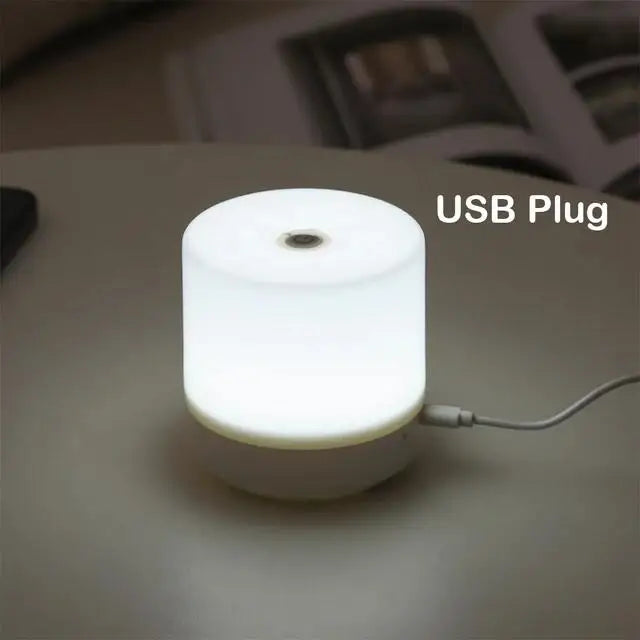 Touch Rechargeable LED Bedside Lamp 3 Colors USB Stepless Dimming Night Light Eye Protection For Bedroom Reading Table Lamp