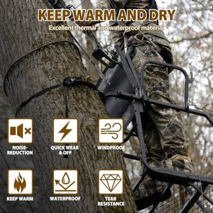 Insulated Boot Covers 600D Durable Cold Weather Insulators with Water-Resistant PU Leather Non-Slip Boot Covers for Hunting Fis