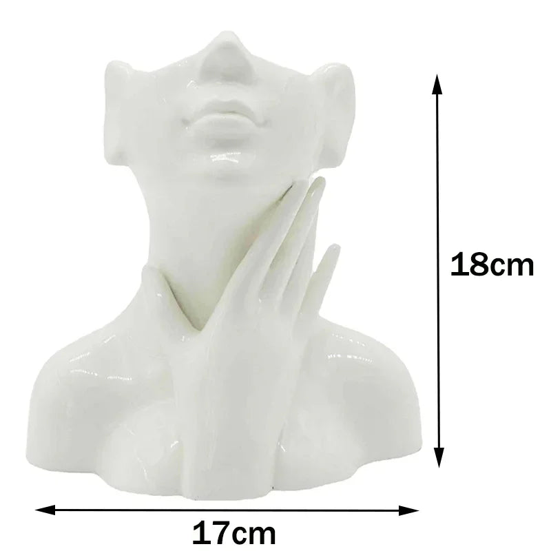 Nordic Style Flower Vase Morandi Geometric Vase Ceramic Art Crafts Bedroom Living Room Desktop Decoration Vase Decoration Home