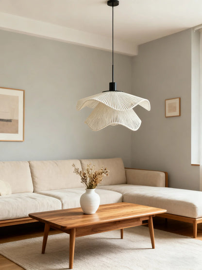 LED E27 Pendant Light Wabi Sabi Style Hemp Rope Pendant Lamp Warm Lights Living Room Bedroom Restaurant Home Decor Lighting