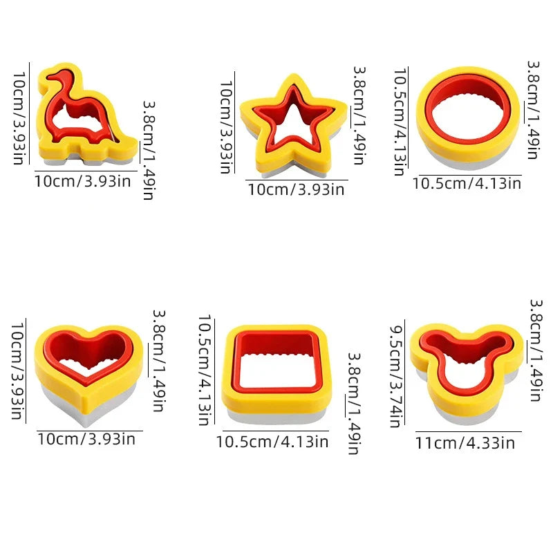 1 Pc Sandwich Cutter and Sealer Uncrustable Sandwich Maker for Uncrustables Peanut Butter and Jelly Sandwich Cookie Cutter Mold