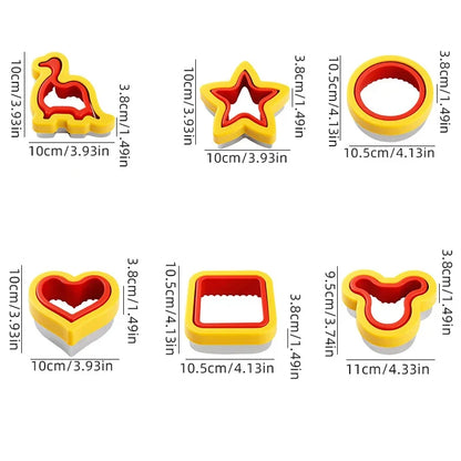 1 Pc Sandwich Cutter and Sealer Uncrustable Sandwich Maker for Uncrustables Peanut Butter and Jelly Sandwich Cookie Cutter Mold