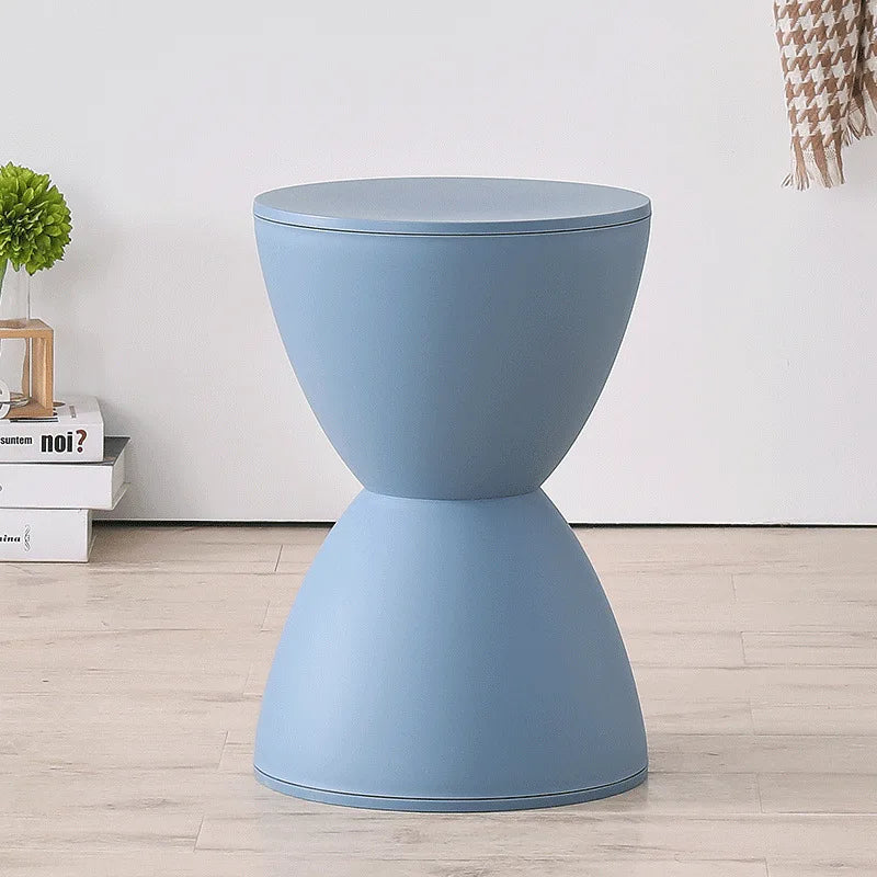 Hallway Ottoman Living Room Furniture  Minimalist Storage Pouf Footstool Shoe Changing Pouf Thickened Plastic Waiting Stool