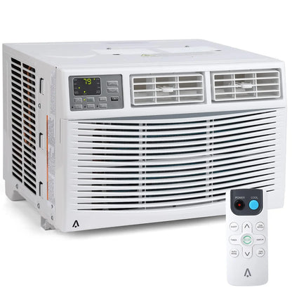 8000 BTU Smart Window Air Conditioner WiFi App Control Quiet Room AC Unit Cools 350 Sq.Ft With 24H Timer For Bedroom