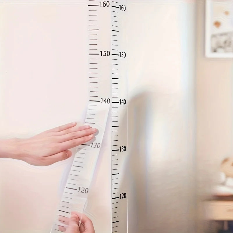 2m Wall Height Measurement Card - Modern Style, Durable PC Material, Writeable & Removable, Accurate 2m Per Sheet|Wall Decor