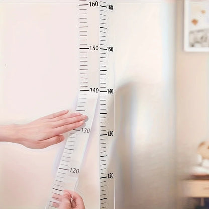 2m Wall Height Measurement Card - Modern Style, Durable PC Material, Writeable & Removable, Accurate 2m Per Sheet|Wall Decor
