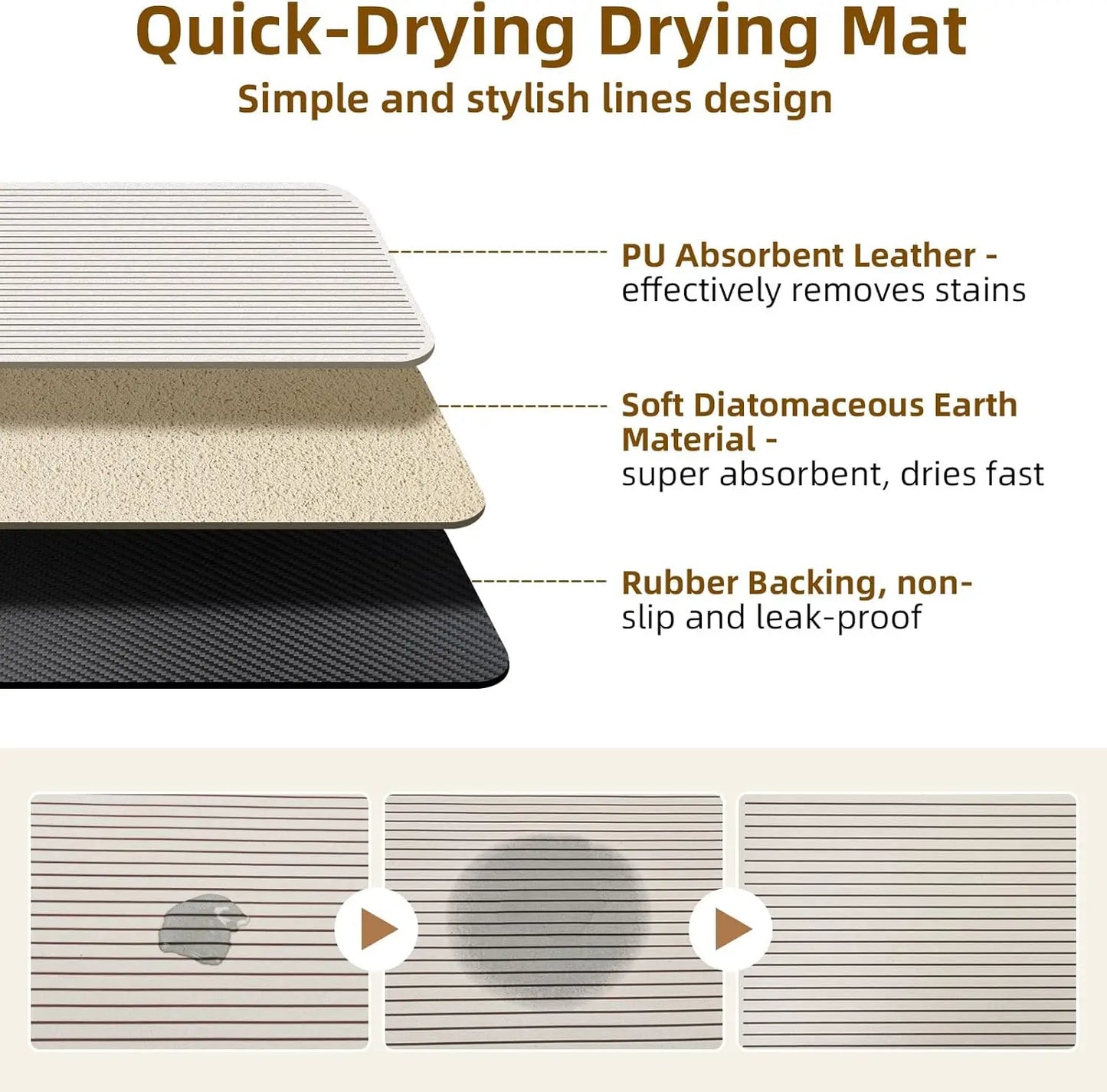 2 Tier Dish Drying Rack, Anti-Rust Large Dish Drainers for Kitchen Sink with Dish Drying Mat