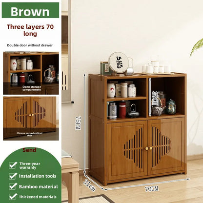 Tea cabinet, locker, living room, tea table against the wall, side cabinet storage locker