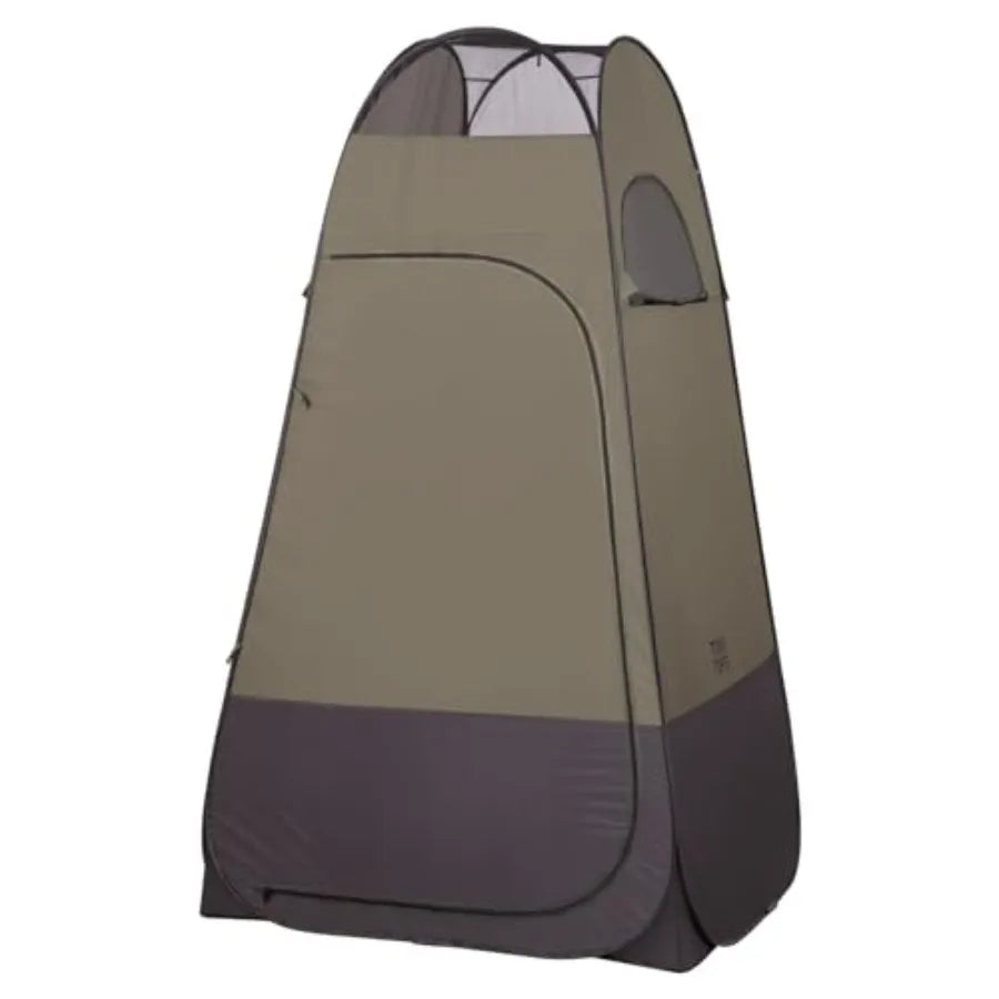 Pop Up Shower Tent with Mesh Window Portable Toilet Privacy Tent 6.9 Feet Removable Rain Cover/UPF 50+