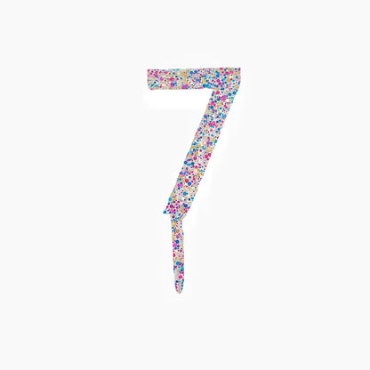 Sparkling 0-9 Number Happy Birthday Cake Topper Gold Acrylic Wedding Cake Topper Kids Birthday Party Cake decoration Baby shower