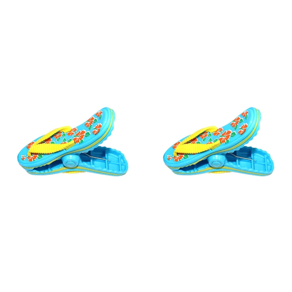 Cute Plastic Beach Towels Clips Large Drying Racks Retaining Clip Windproof Clothes Pegs Pins Animal Decorative Clothespins