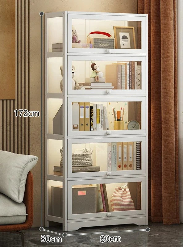 Figure transparent acrylic storage box display cabinet LEGO POP MART non-glass ornament shelf display cabinet