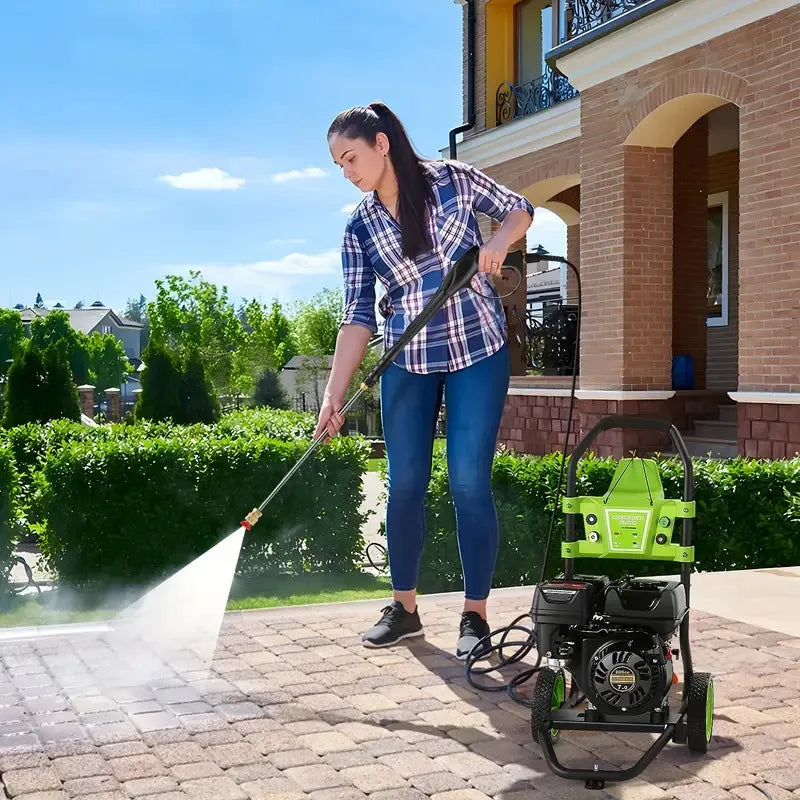 4200PSI Pressure Washer 4.0GPM 209CC Gas Power Washer 25ft Hose &4 Nozzles