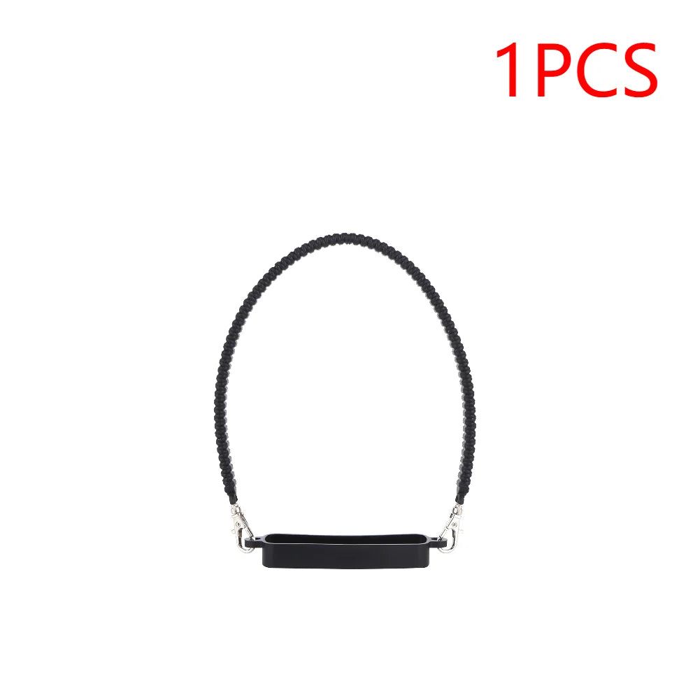 Soft Silicone Water Bottle Handle Silicone Portable Thermo Bottle Sling Carrier Holder With Strap for  Stanley Cup Accessories