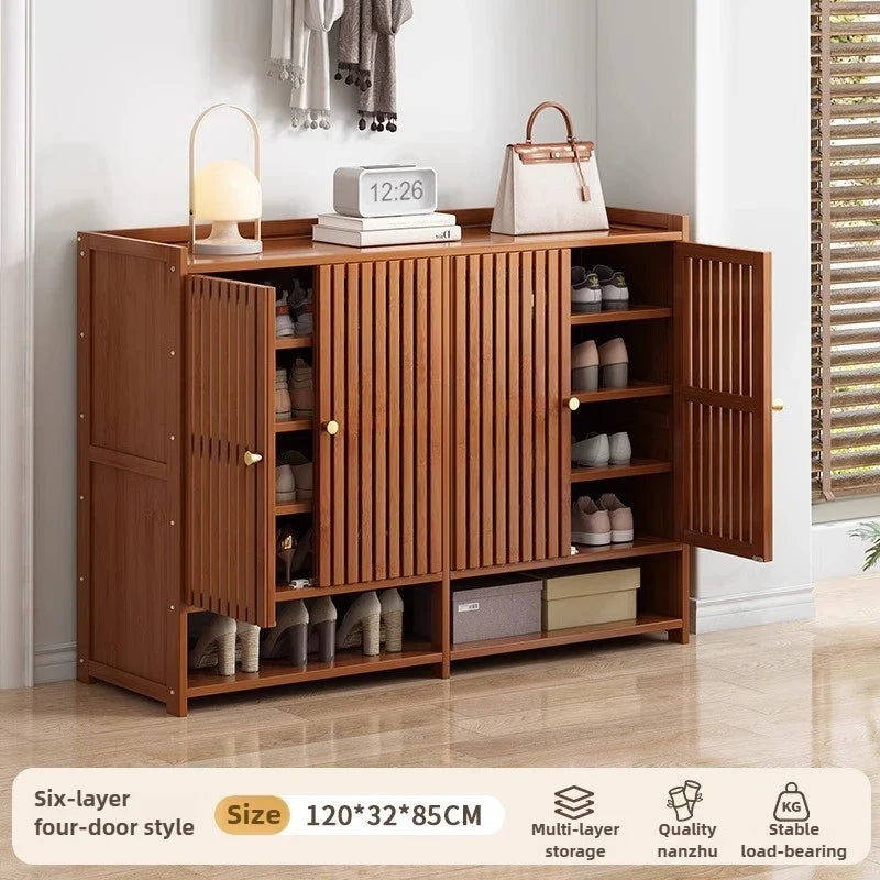Shoe cabinet for home use, doorstep storage cabinet, wall facing hallway, indoor entrance, rental room, multi-layer shoe rack