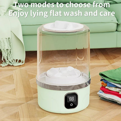 Mini Washing Machine Machine Clothes Cleaning Tool For Dormitories Travel Camping Hotel Apartment Portable Small Laundry Washer