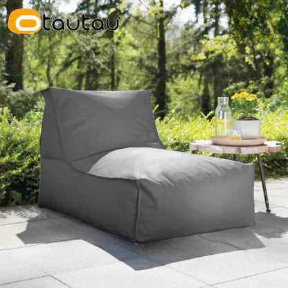 OTAUTAU Outdoor Oxford Bean Bag Cover Swim Pool Float Lounger Beach Club Pouf SF505【No Filler!You Need To Fill It By Yourself!】