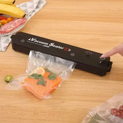 Automatic Portable Design Multi-Functional Kitchen Vacuum Sealer  Air-Tight Food Packaging for Household Preservation sealed bag