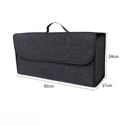 Car Trunk Storage Bag Organizing Storage Bag Trunk Organizer Car Gadget Foldable Storage Box Large Anti Slip Hand-held Tool Bag