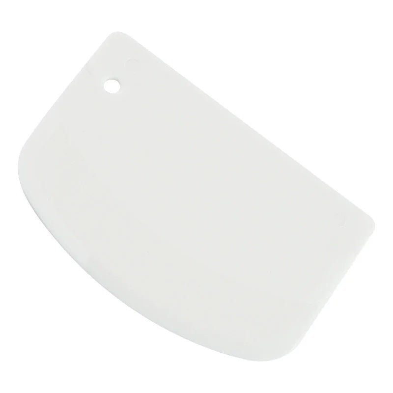 Polychrome Plastic Scraper Cake Cream Scraper Flour Dough Cutting Knife Intestine Powder Scraper Kitchen DIY Tools Baking Tools